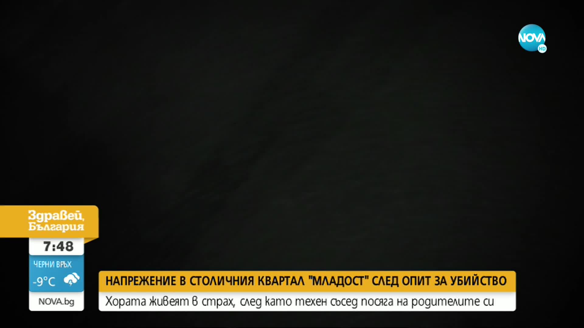 Напрежение в квартал в София, след като психично болен мъж опита да убие родителите си