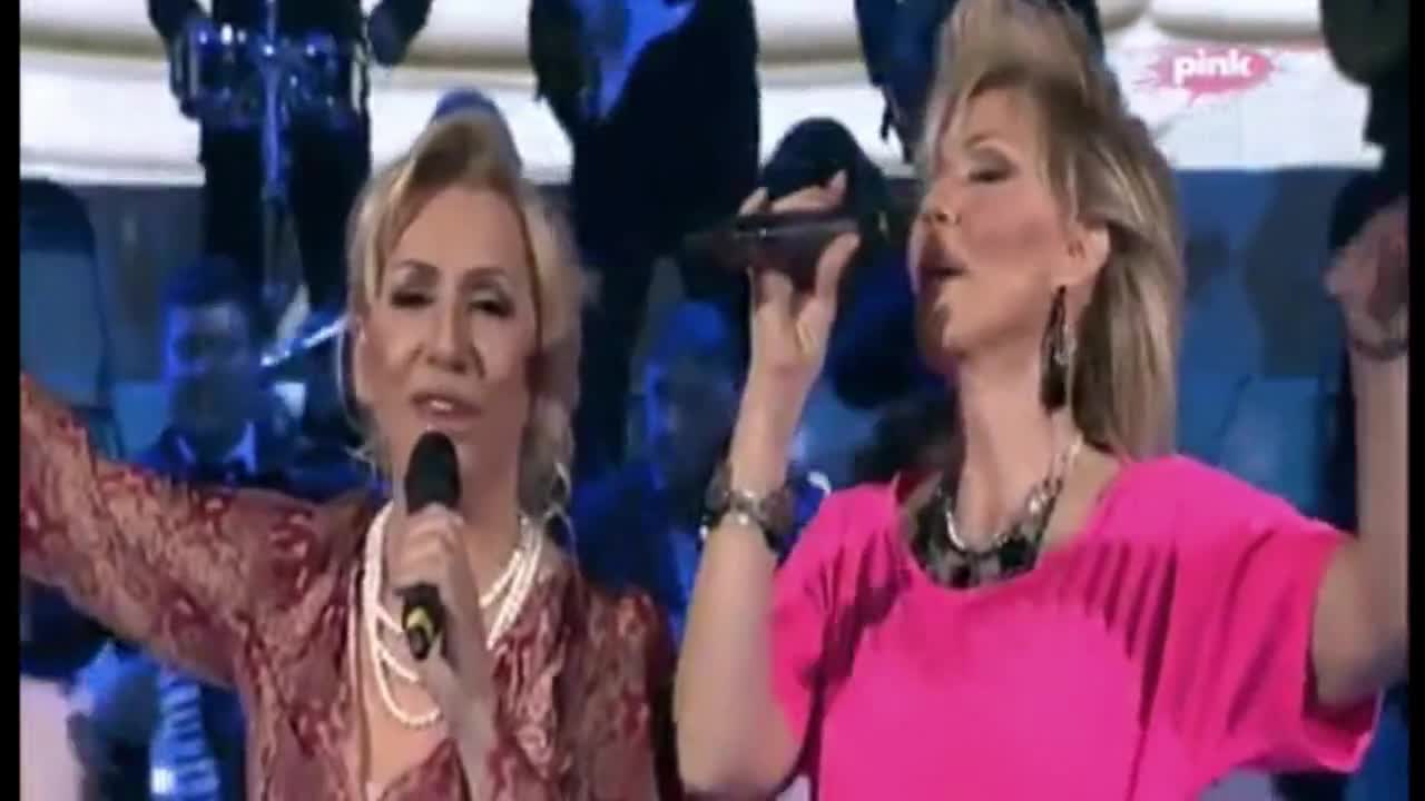 Vesna Zmijanac & Lepa Brena - Mix hitova - Grand Show - (tv Pink 21.03.2014) - Prevod