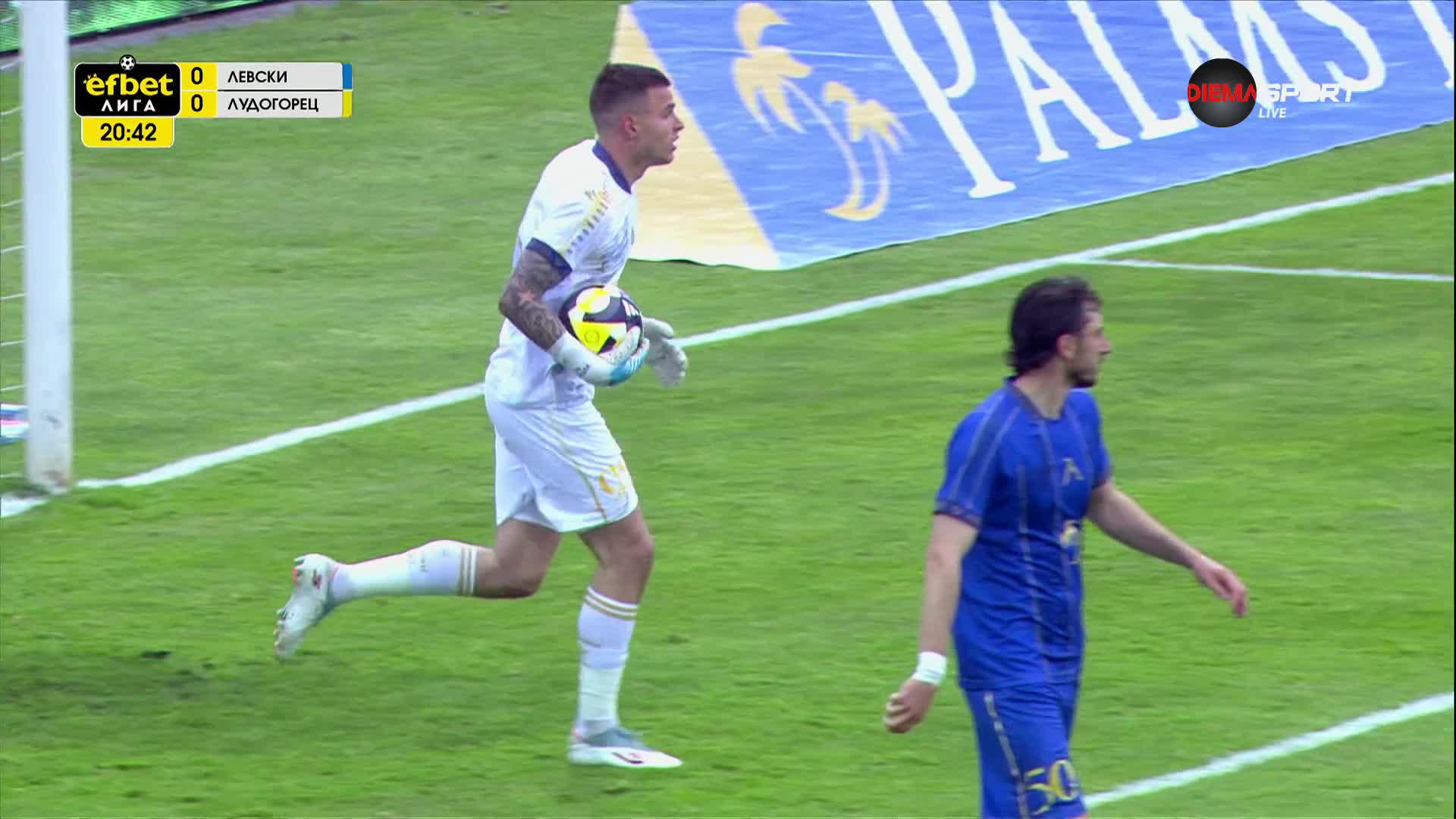 Левски - Лудогорец 0:0 /първо полувреме/