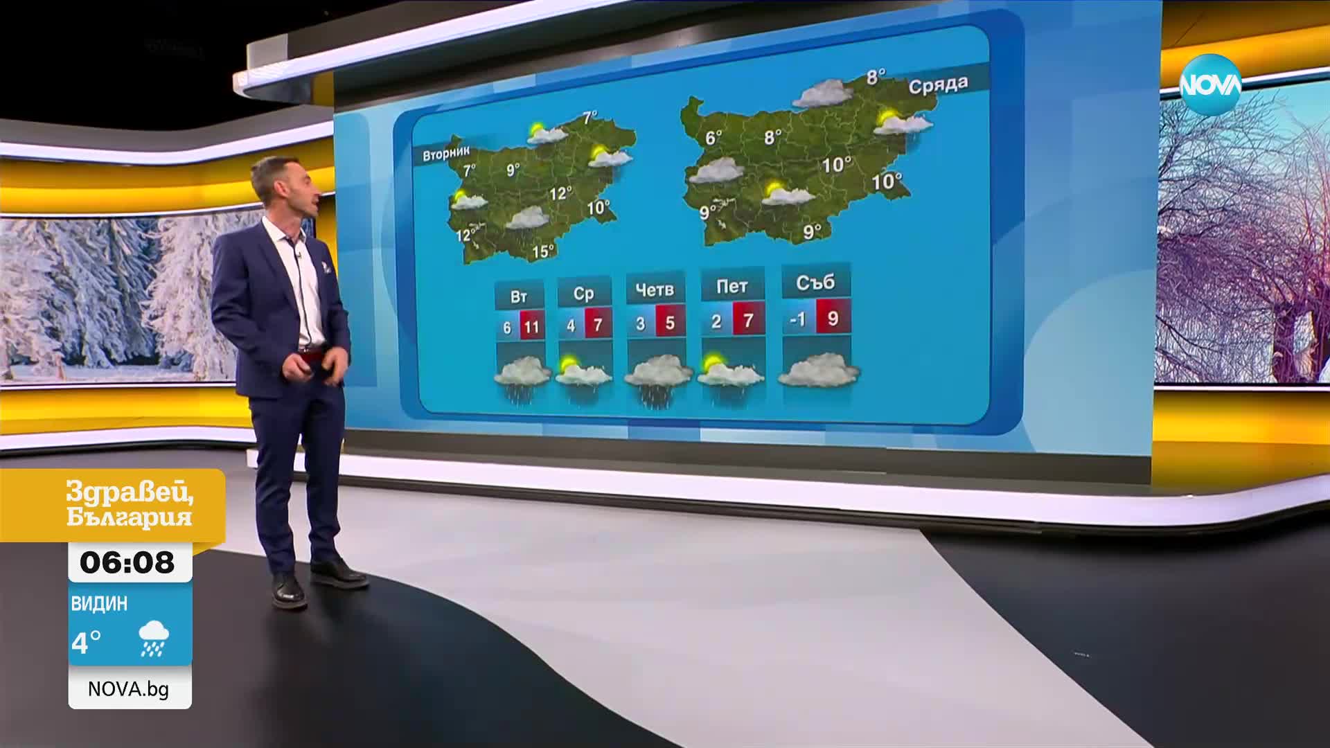 Прогноза за времето (27.02.2023 - сутрешна)