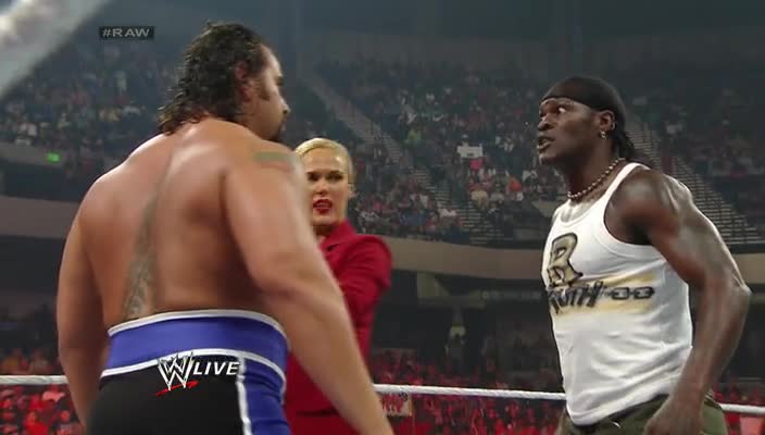 Alexander Rusev vs Xavier Woods Wwe Raw 14.04.2014