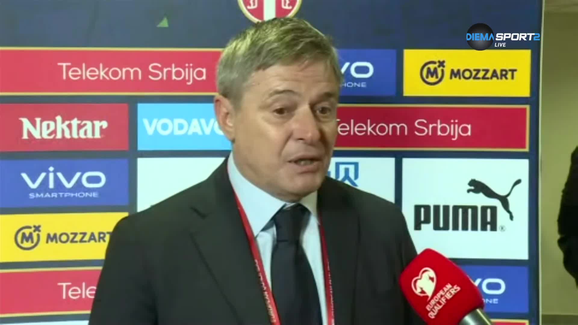 Драган Стойкович: Класирането е подарък за цяла Сърбия, българите заслужавате повече
