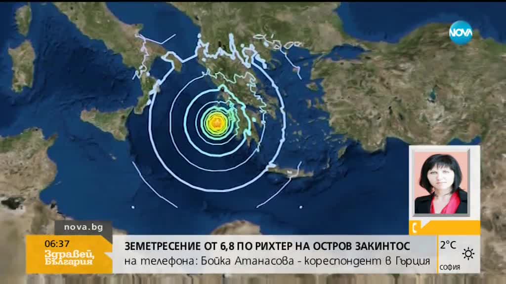 6,8 по Рихтер разтърси Гърция