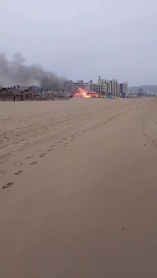 Пожар в Слънчев бряг