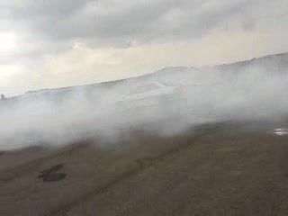 Yamaha R6 & Opel Omega B Burnout