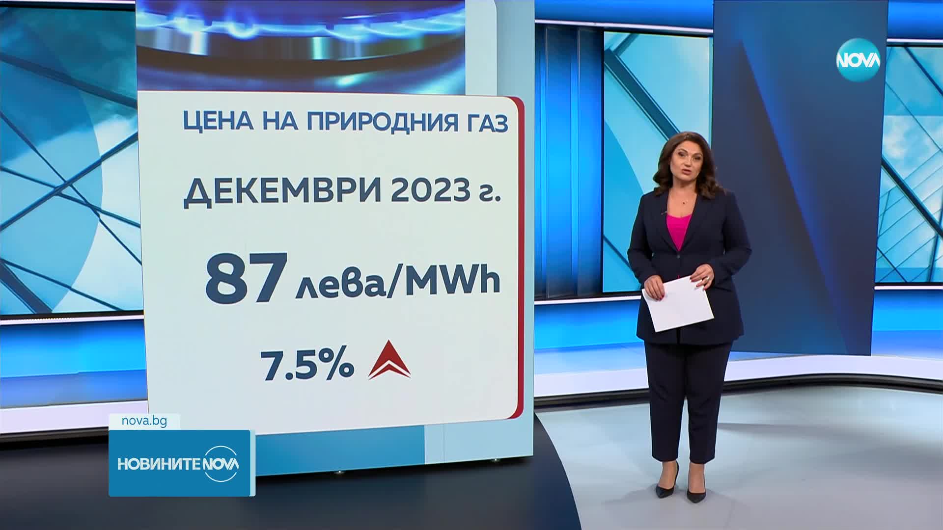 Природният газ поскъпва от следващия месец