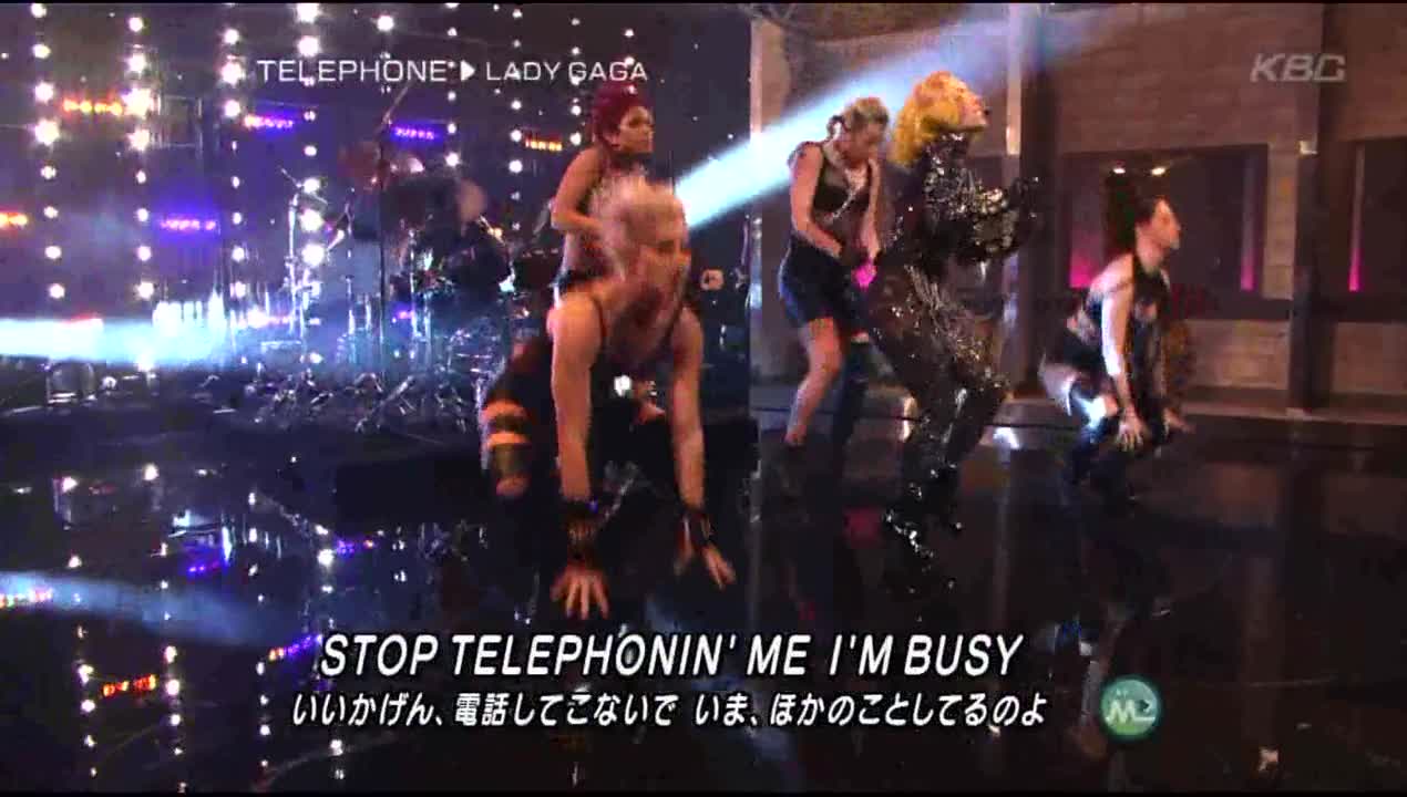 Music Station - Lady Gaga - Telephone[hd]