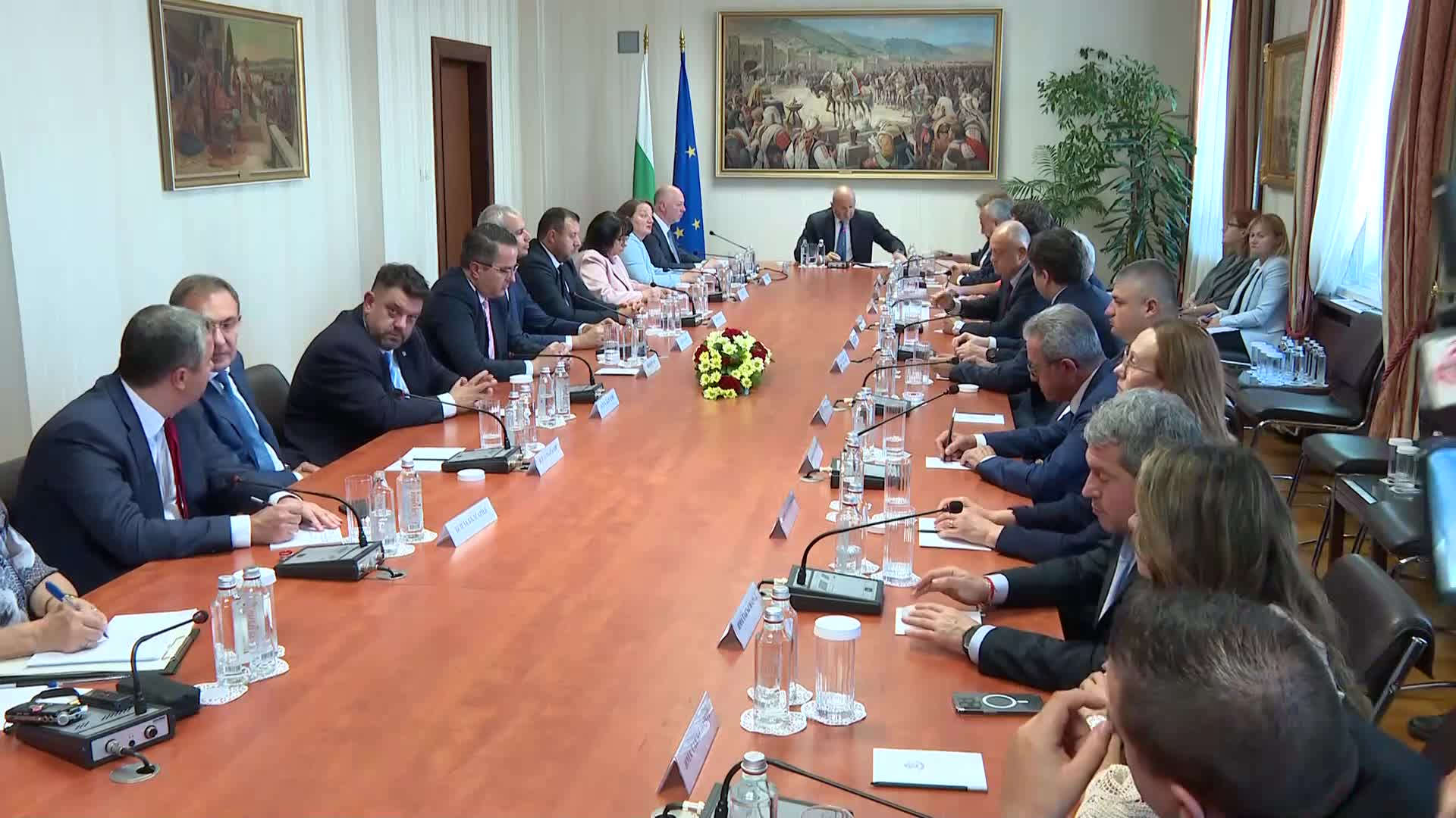 Коментар на Атанас Атанасов на консултациите при президента