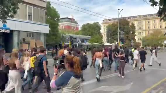 Протест на студенти от НАТФИЗ
