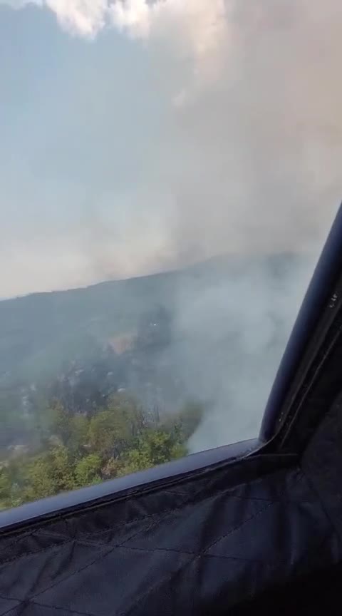 ВВС участваха активно при овладяването на пожара в Област Пазарджик