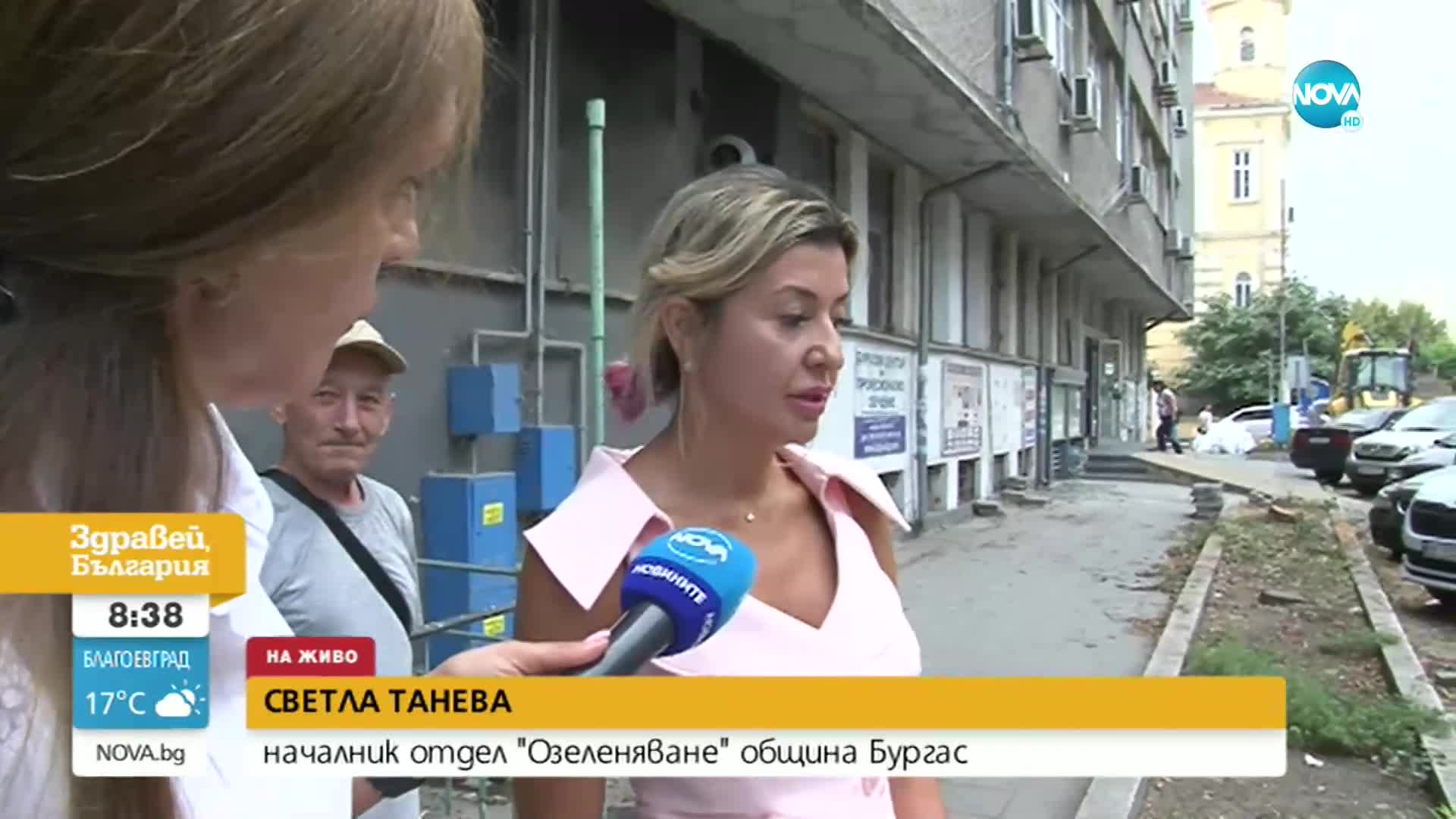 Недоволство в Бургас заради сеч край централна улица