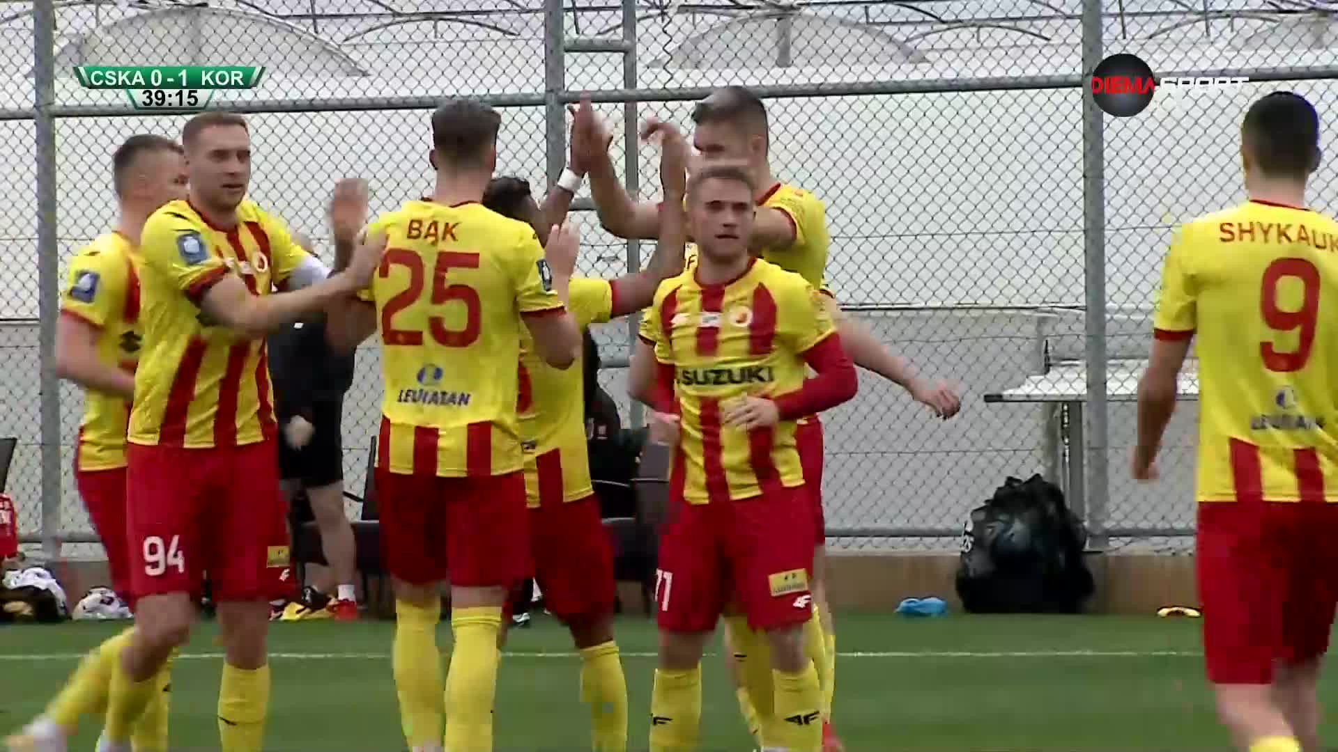 ЦСКА - Корона 0:1 /първо полувреме/