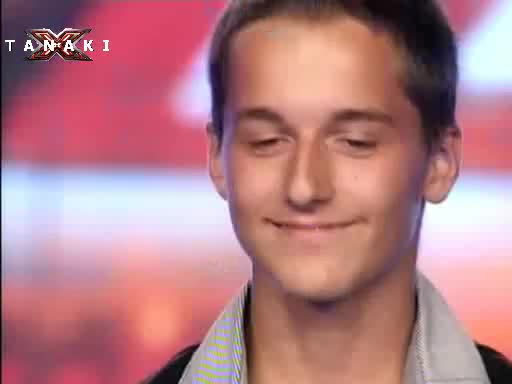Justin Bieber ряпа да яде пред това момче - X - Factor 16.09.11