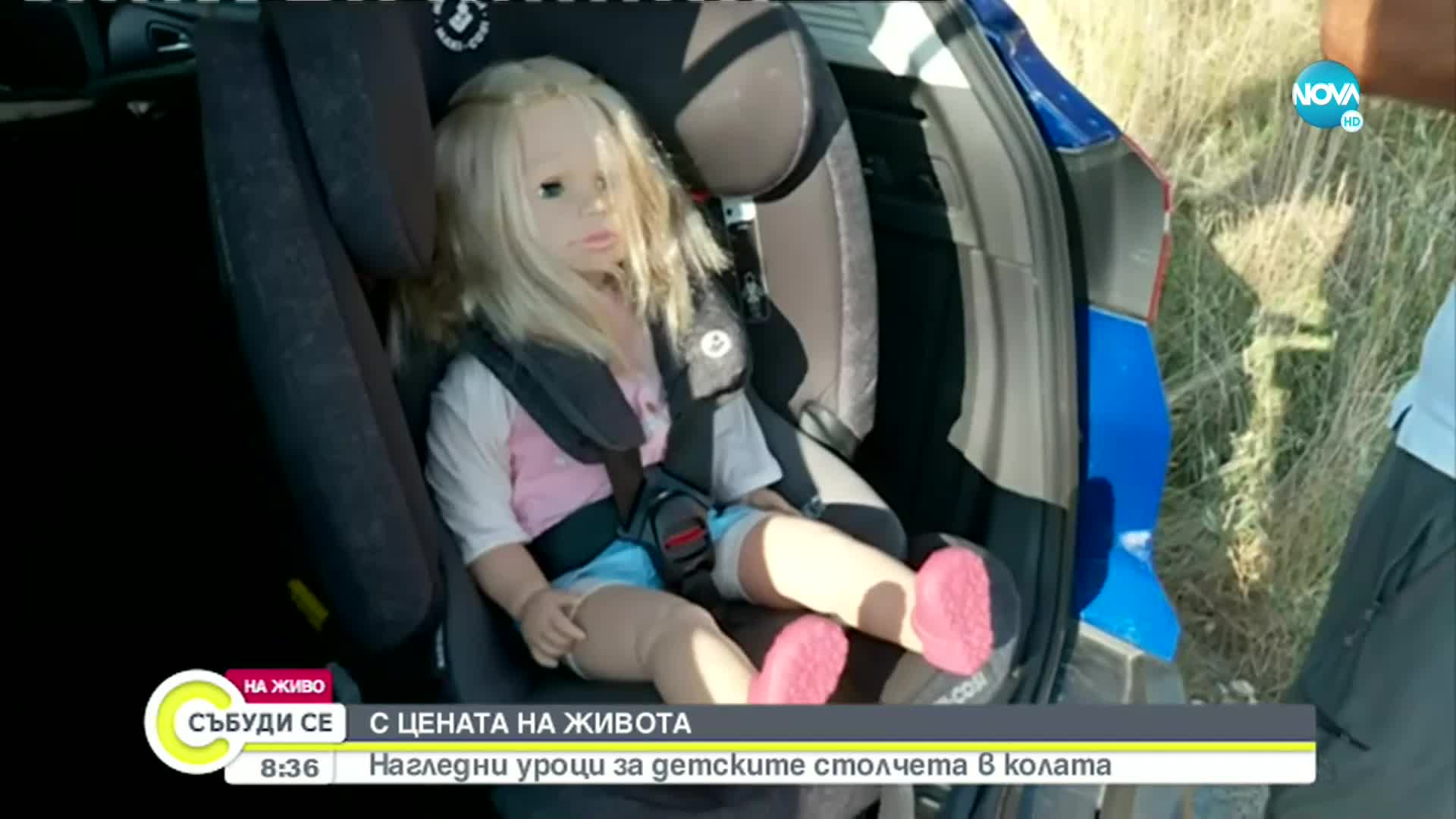 Как да подсигурим децата си по време на път