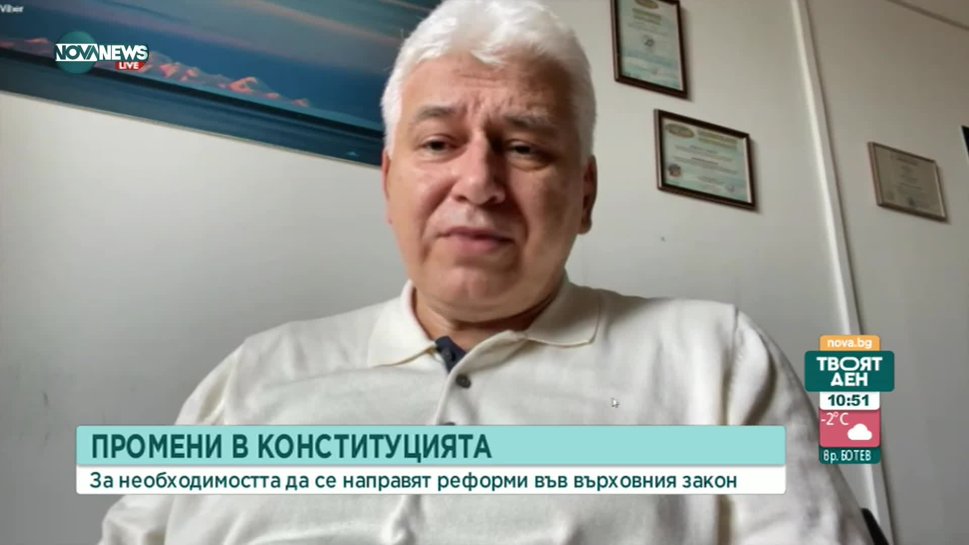 Проф. Киров: Не е фатално изборите да са и след Великден, имаме стабилен служебен кабинет