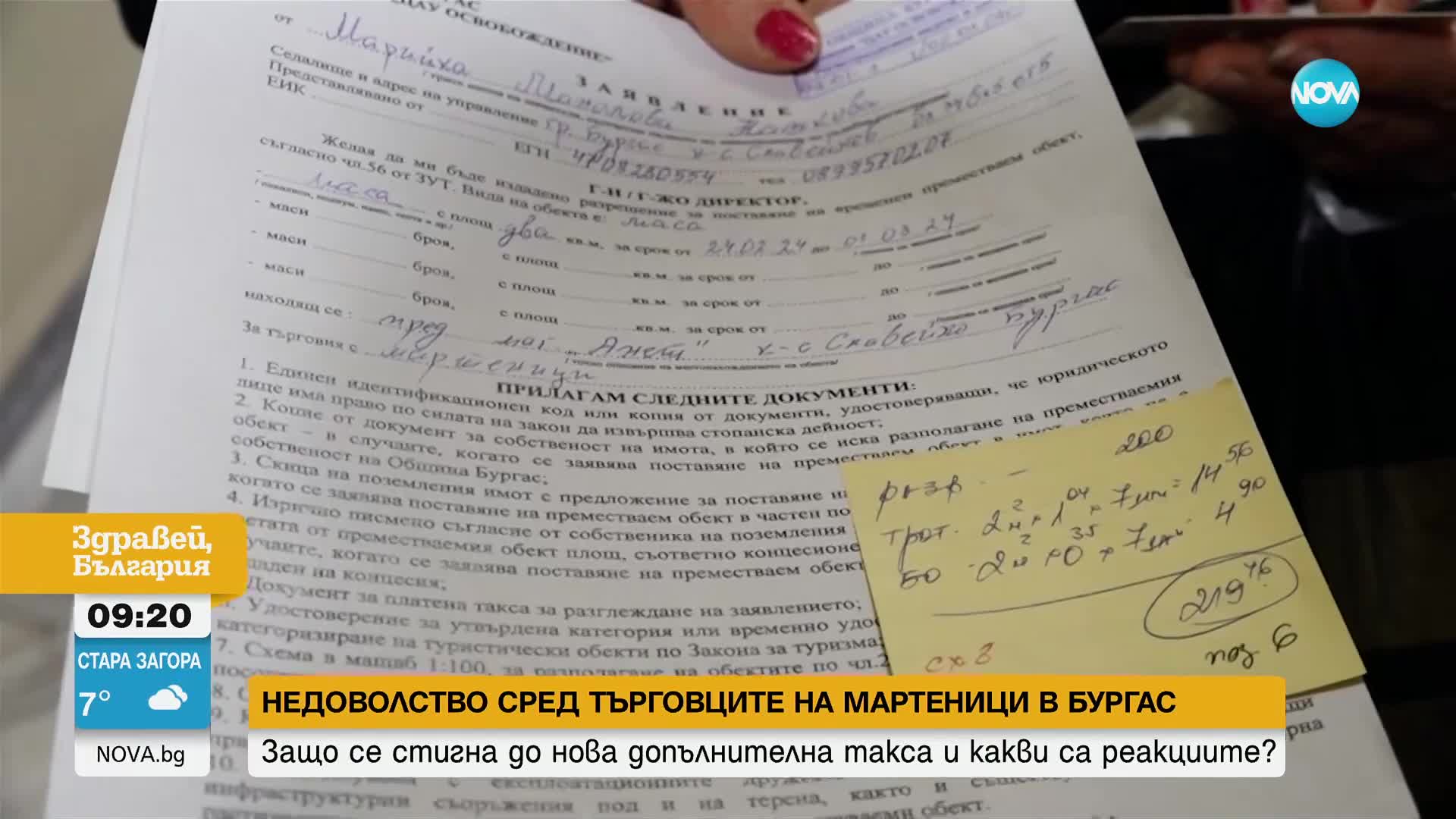 Недовослтво сред търговците на мартеници в Бургас заради нова такса
