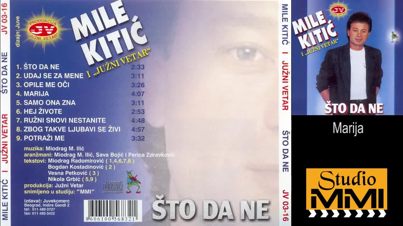 Mile Kitic i Juzni Vetar - Marija ( Pitaju svi za tebe ) - Prevod