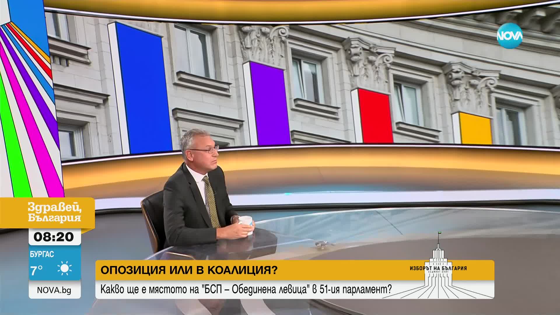 Жаблянов: БСП би застанала зад правителство с ясен социален и демографски ангажимент