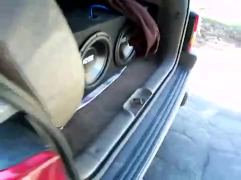 2x12 Re audio big car stereo bass