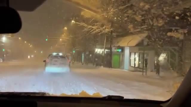 Снежна буря връхлетя Ванкувър
