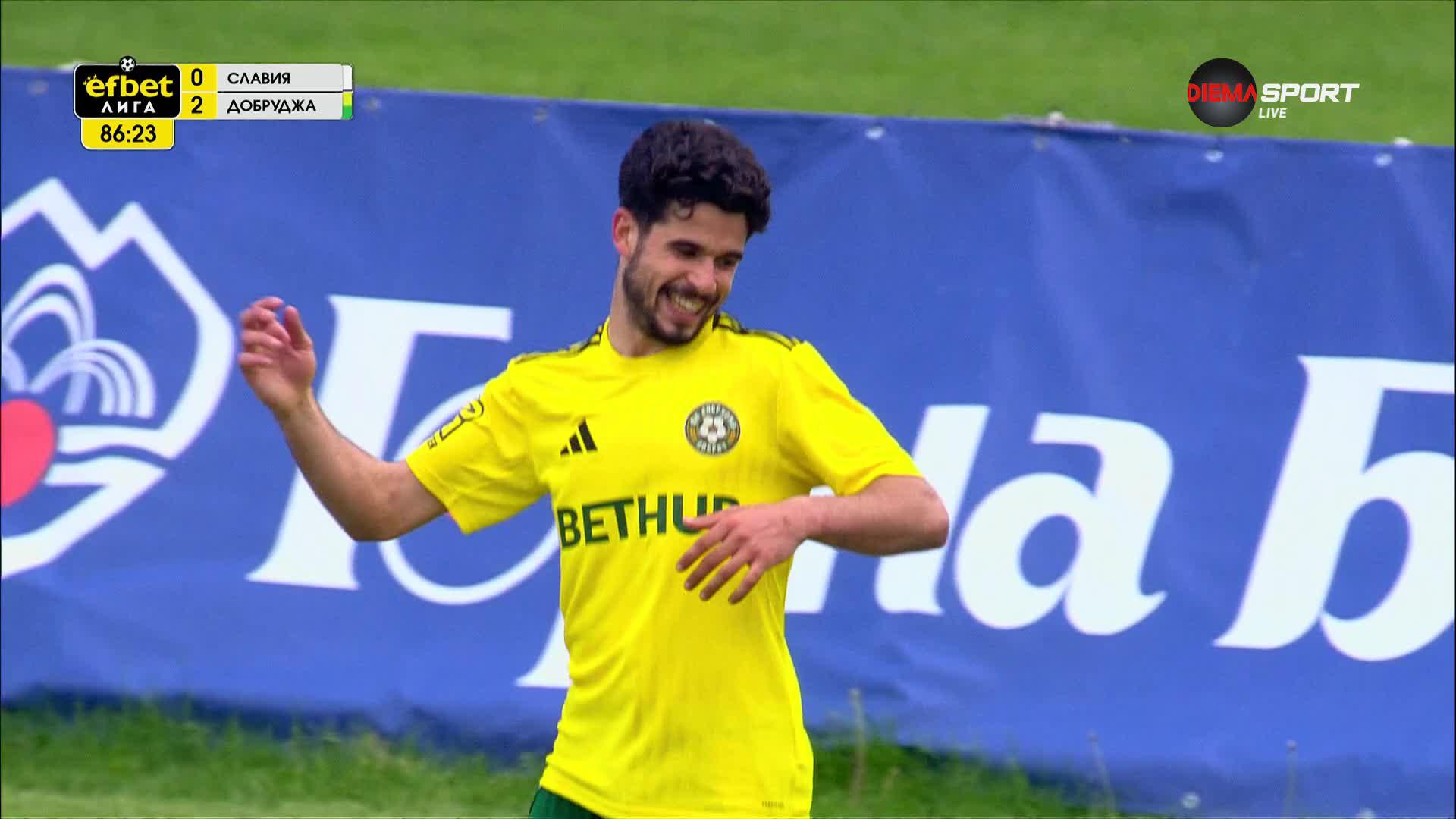 Goal by PFC Dobrudzha 1919 Dobrich