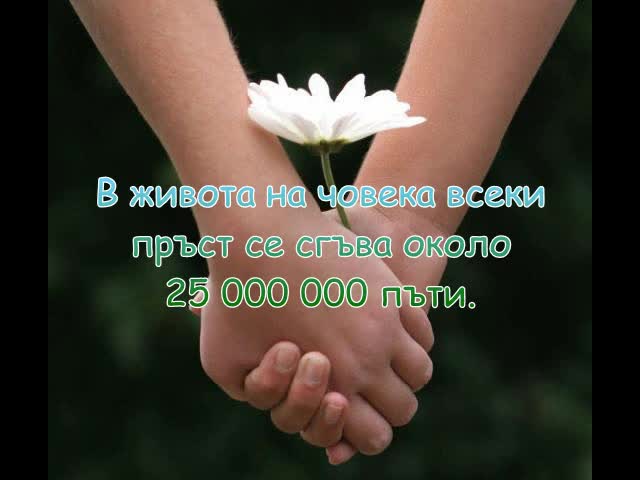 Част 2 ! - 10 интересни факта за човешкото тяло, които може би не знаете!
