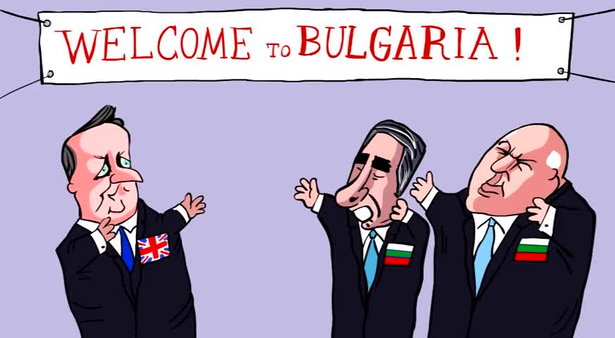 Дейвид Камерън в България