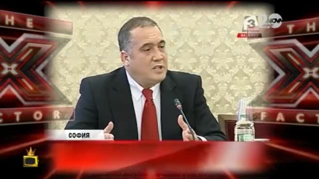Културното изпълнение на Слави Бинев в политическия X Factor - Господари на ефира (11.12.2014г.)