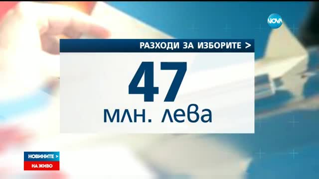 Харчим 47 млн. лв. за провеждане на президентските избори и референдума