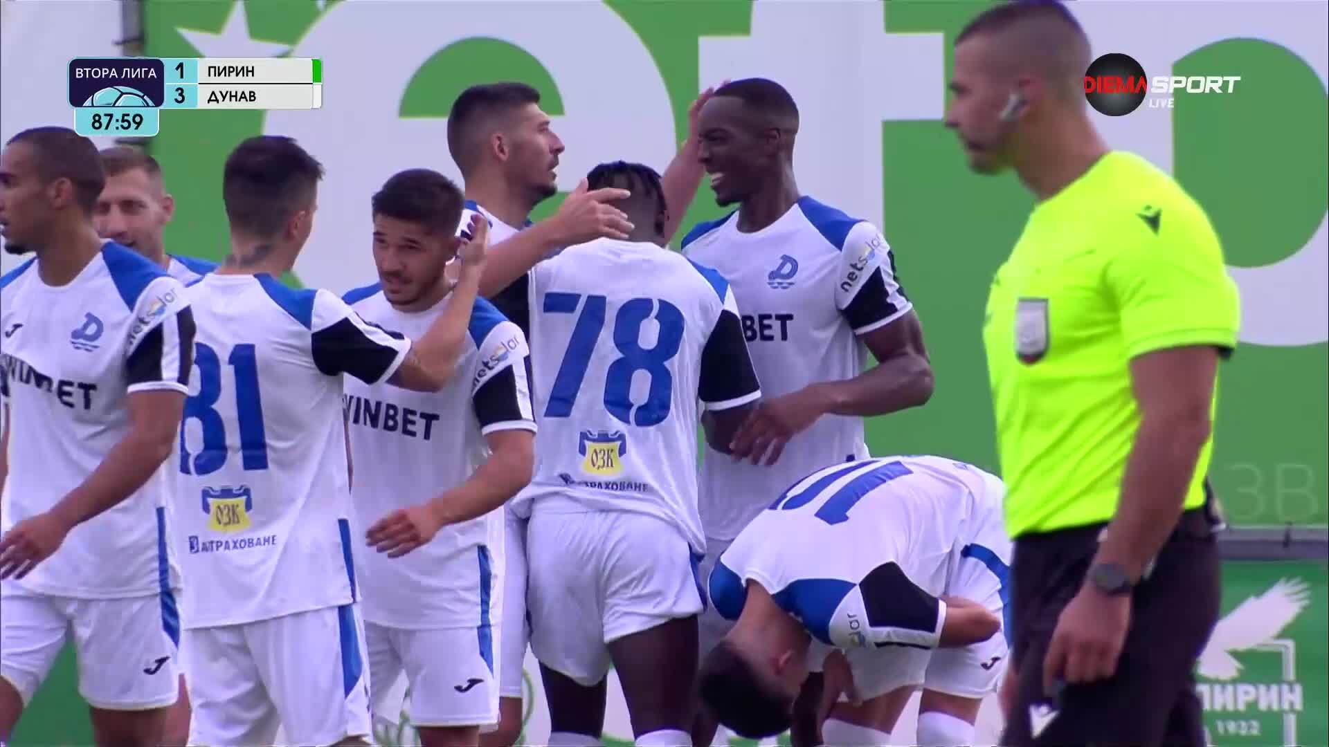 Кейта покачи на 3:1 в полза на Дунав
