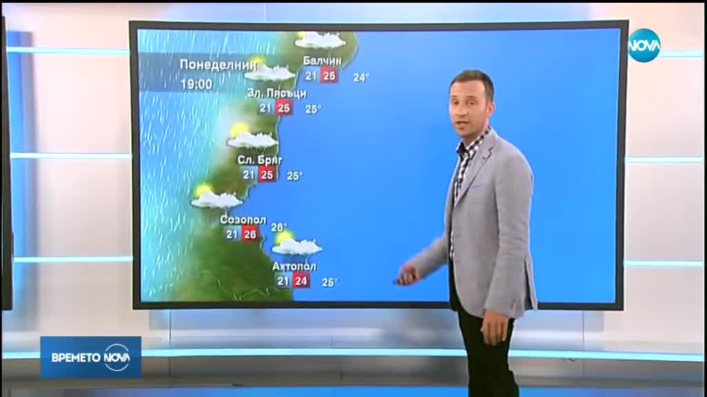 Прогноза за времето (09.07.2018 - обедна емисия)