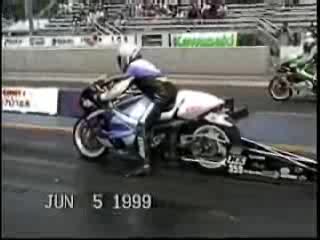 Мотор Suzuki Dragster - Инцидент