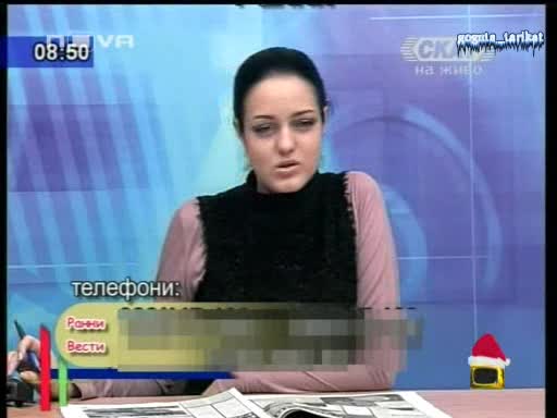 Водещата Май Току - Що Е Станала - Господари На Ефира 02.01.2009