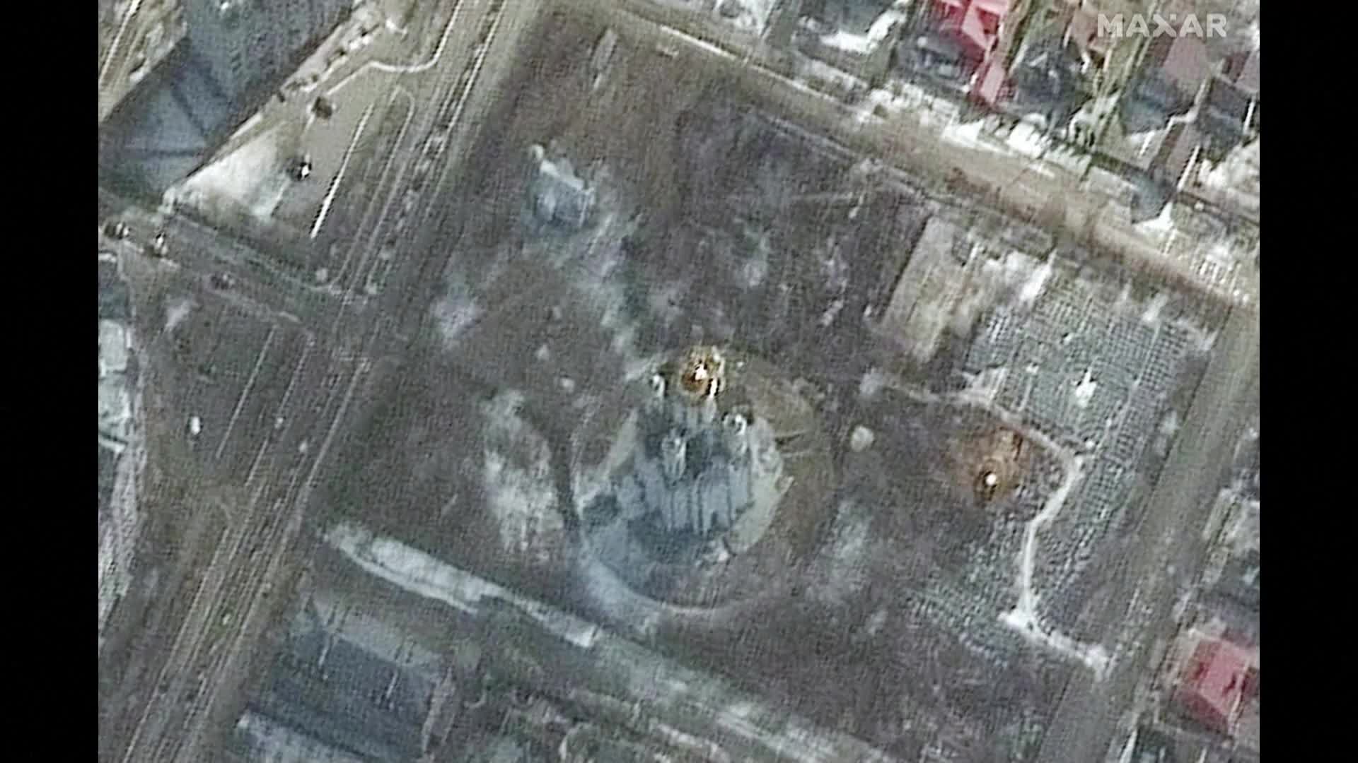 Показаха сателитни снимки на масов гроб в Буча
