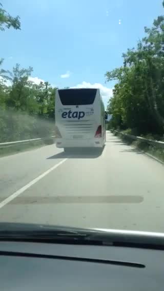 Нарушение на шофьор на автобус