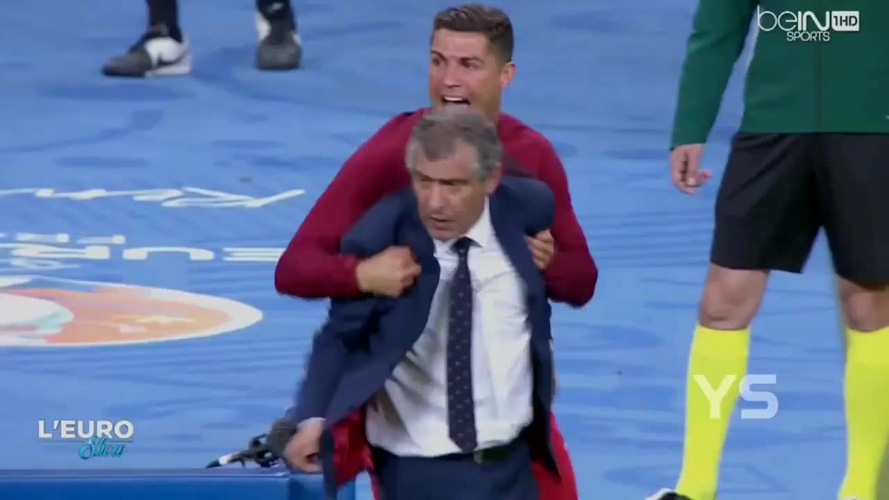 Роналдо се раздава като треньор на финала на Евро 2016