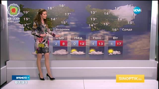 Прогноза за времето (29.01.2016 - сутрешна)