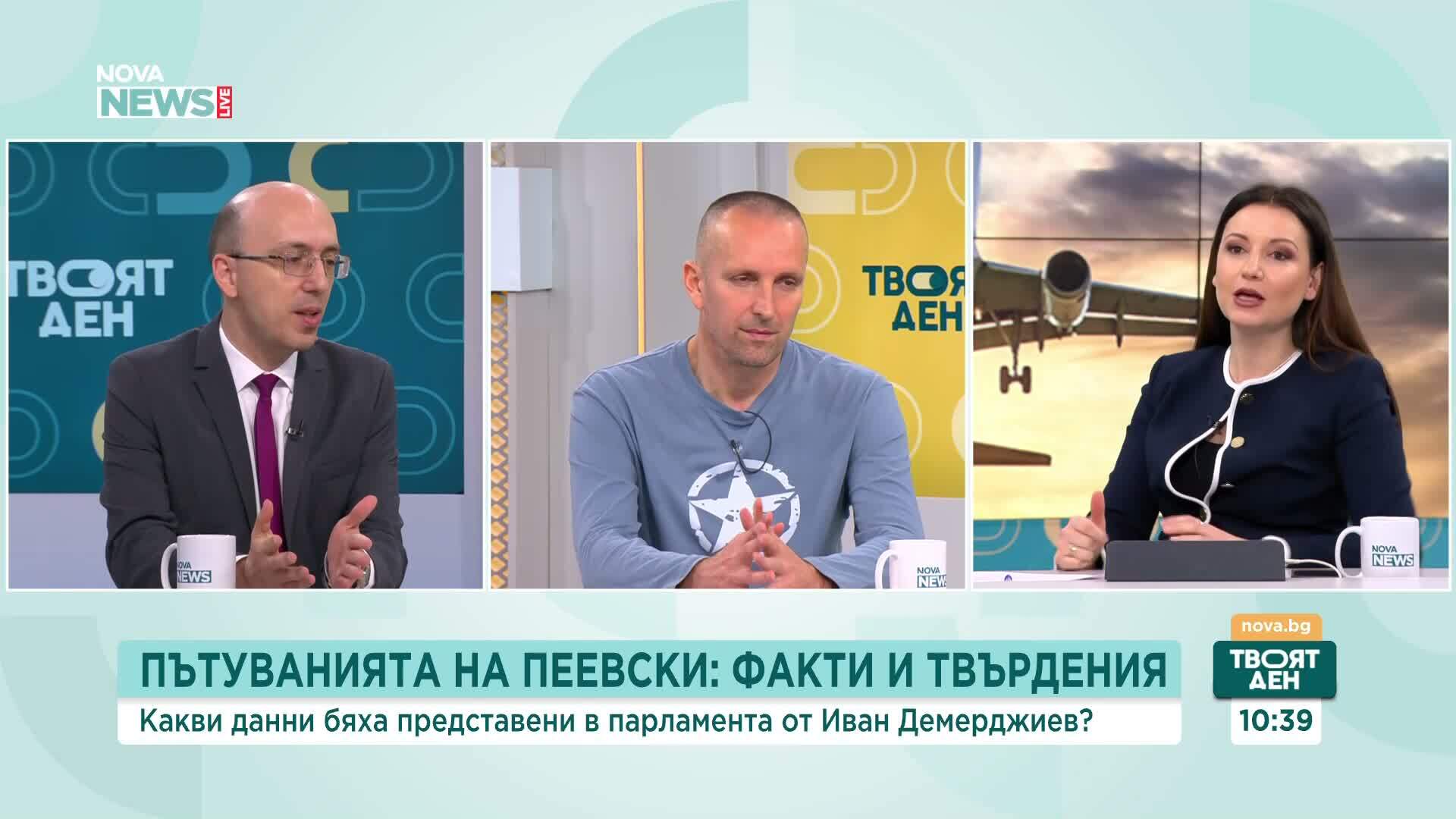 Людмил Илиев: Не е ли конфликт на интереси това, че Пеевски е летял с бизнесмени