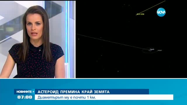 Голям астероид премина безопасно край Земята