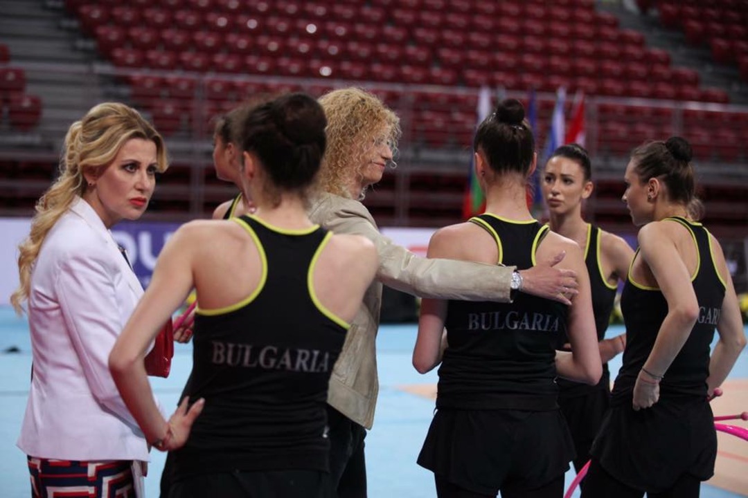 Преди старта на Световната купа по художествена гимнастика в София
