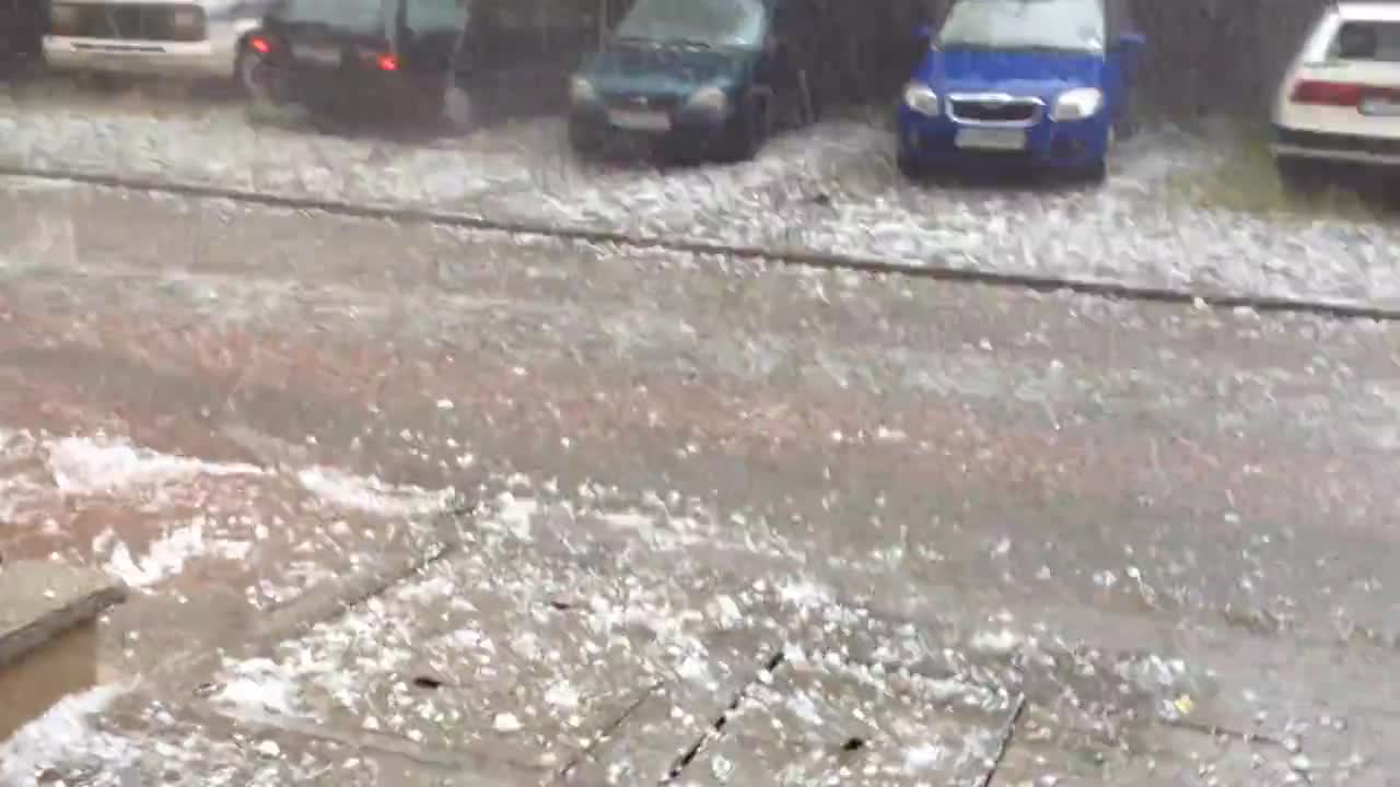 Градушката в София 08.07.2014