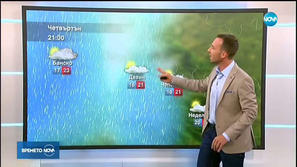 Прогноза за времето (02.08.2018 - обедна)