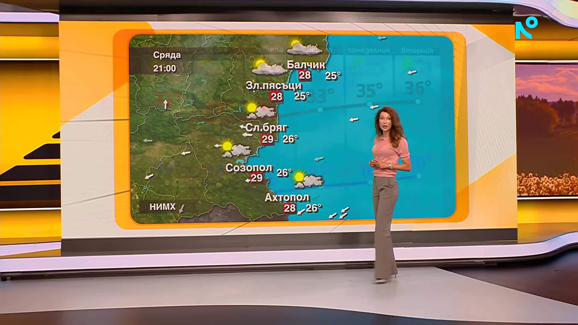 Прогноза за времето (26.08.2026 - сутрешна)