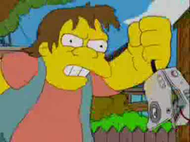 The Simpsons - Барт и Нелсън стават приятели