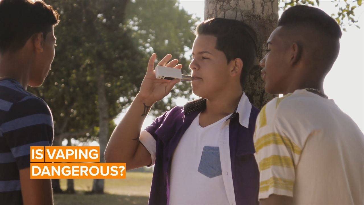 Young people who vape could be putting their health at risk