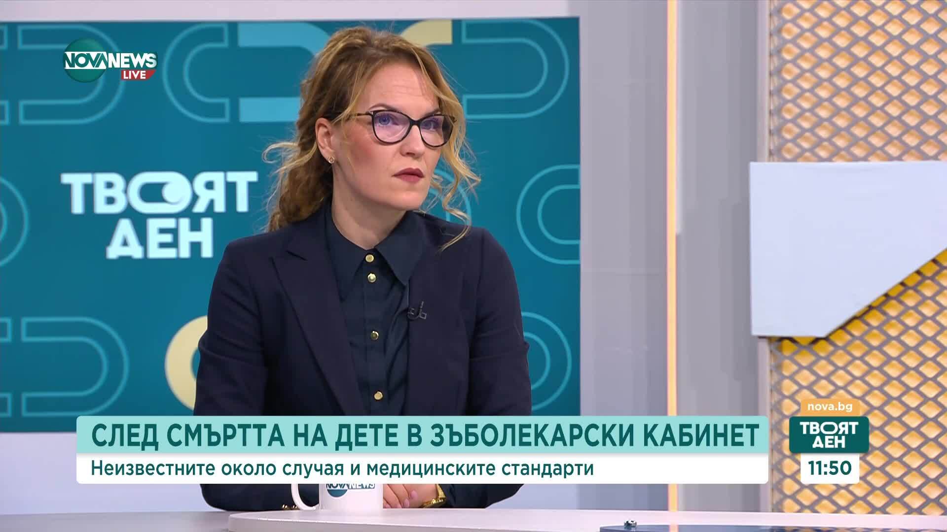 Адвокат Калина Михайлова за случая с починалото дете в Пловдив: Няма действащ медицински стандарт по анестезиология и интензивно