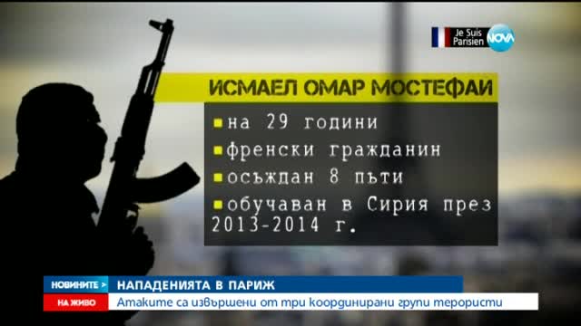 Издирват осми участник в атентатите в Париж