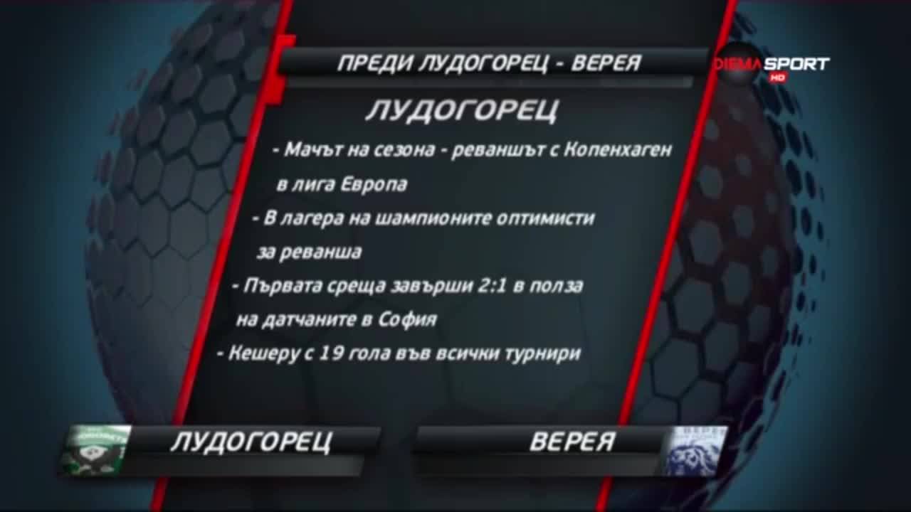 Преди Лудогорец - Верея