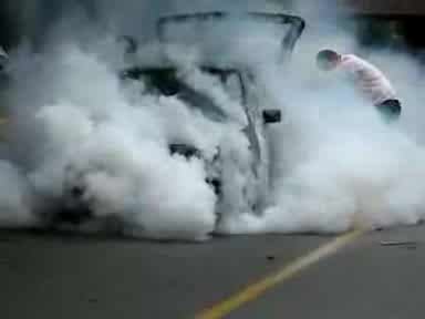 Golf 2 Turbo Burnout