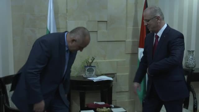 Борисов се срещна с премиера и с президента на Палестина